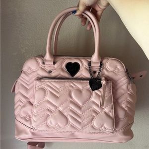 Pink betsey Johnson purse